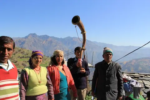 Local Sirmaur Instruments -trumpet